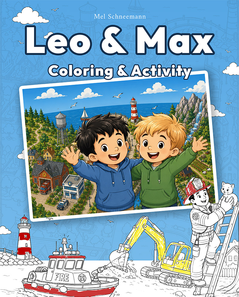 Leo & Max Coloring & activity book